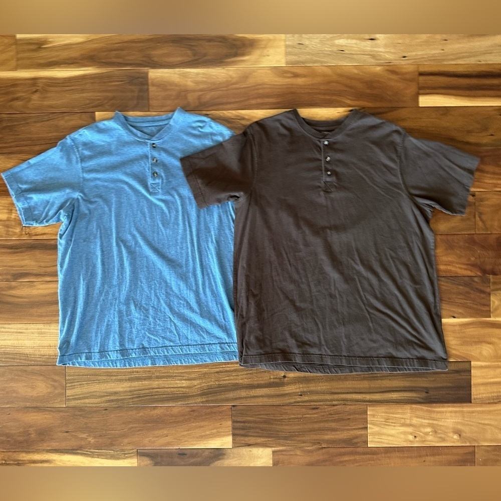 Sonoma Quarter Button T-Shirts size XL Bundle of 2
